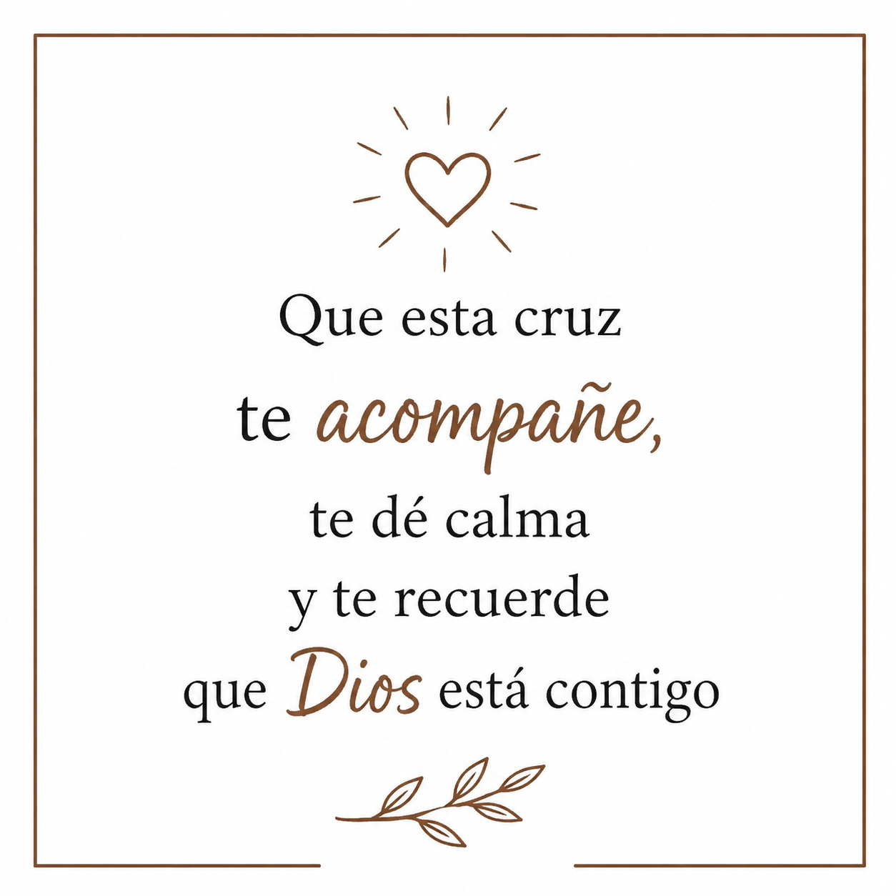 ✝️ Cruz Sensorial de Madera con Bolsita y Tarjeta Inspiradora 🤎