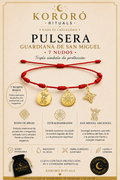 PULSERA GUARDIANA DE SAN MIGUEL · 7 NUDOS