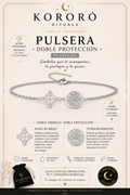 PULSERA DOBLE PROTECCIÓN · PLATEADA