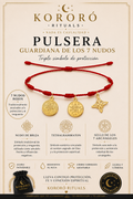 PULSERA GUARDIANA DE LOS 7 NUDOS · 7 ARCÁNGELES DORADA