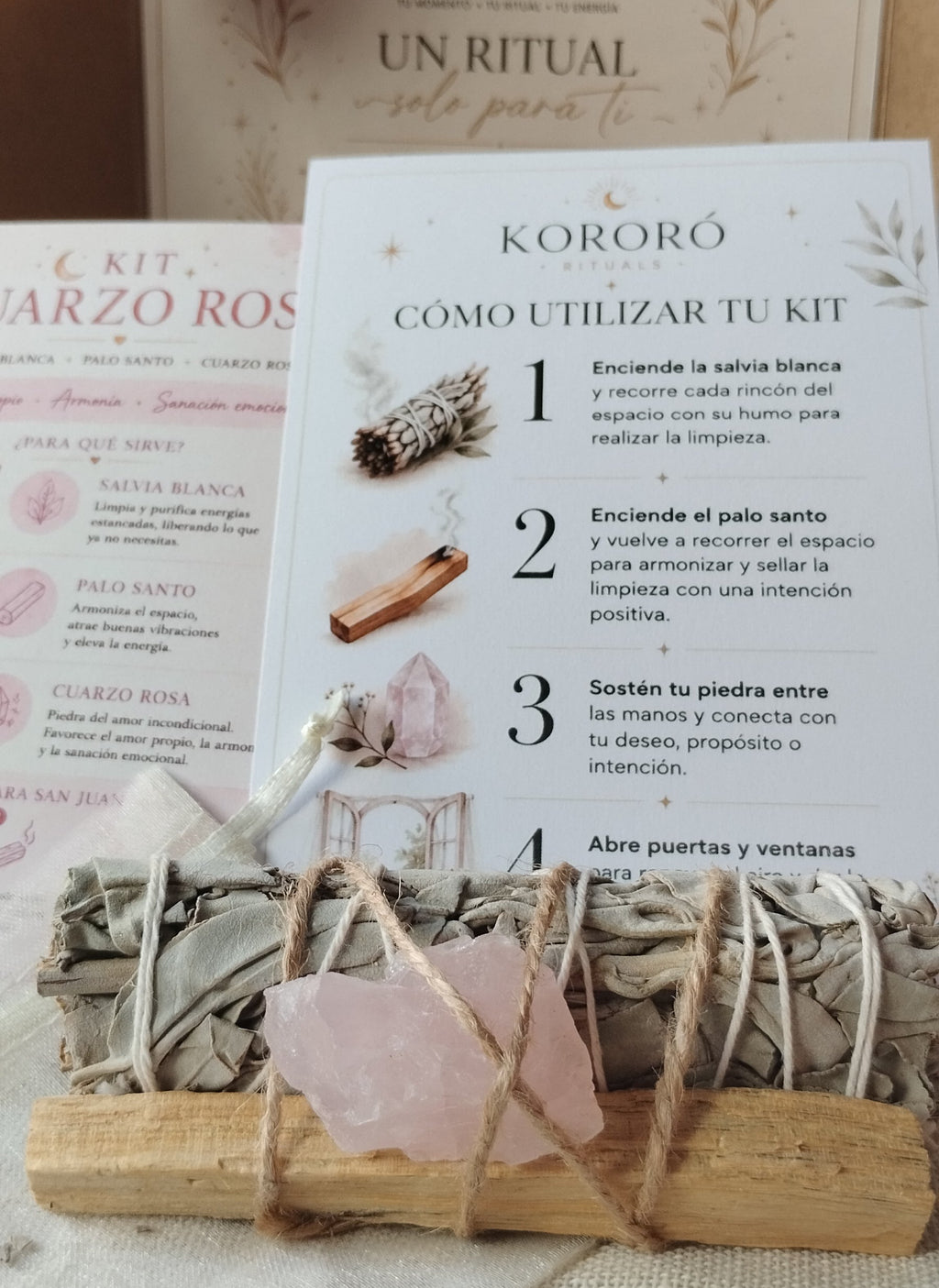🔥💗 KIT CUARZO ROSA – ESPECIAL NOCHE DE SAN JUAN 💗🔥