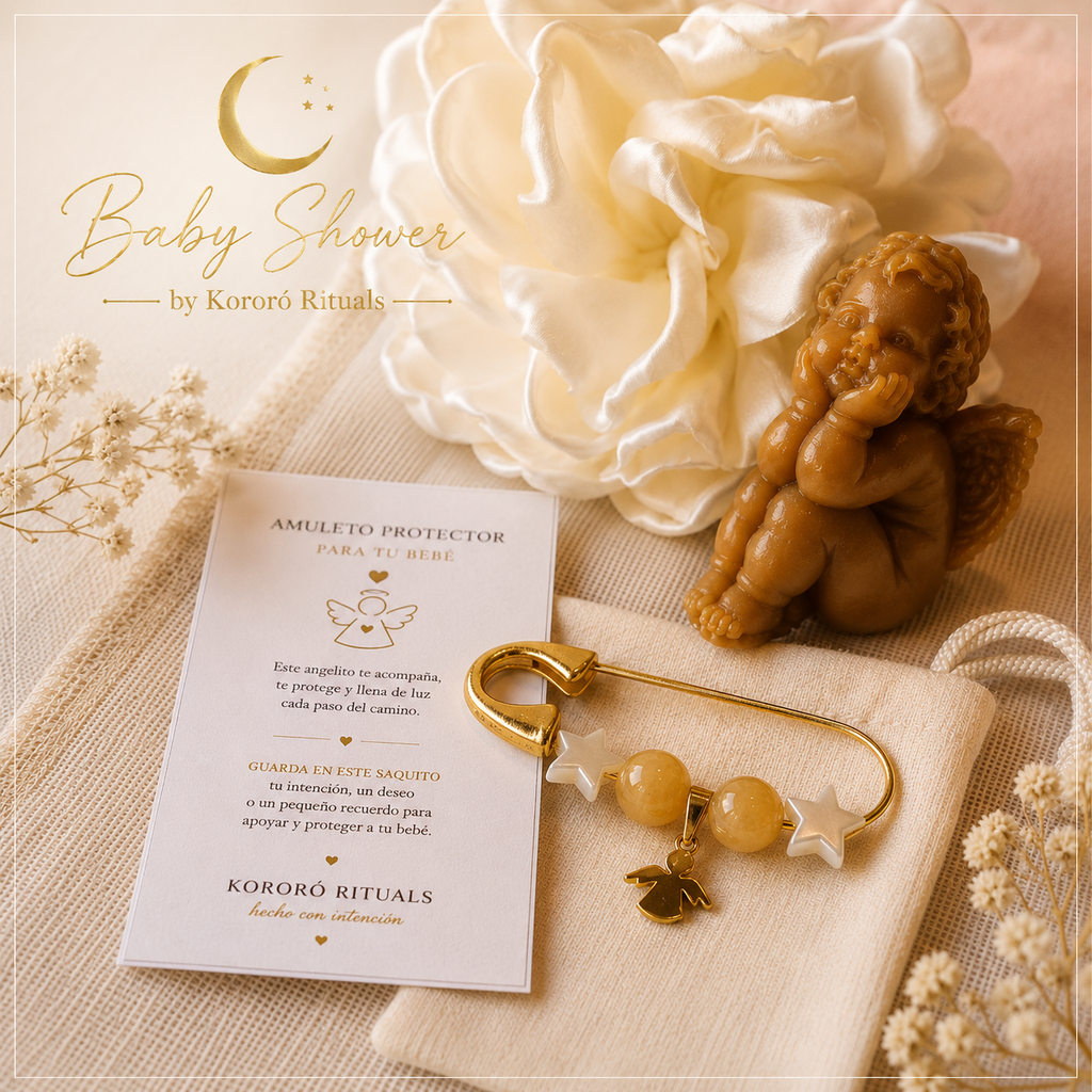 Kit Regalo- Bebé Bendecido, Bebé Protegido- "Rayito de Sol"