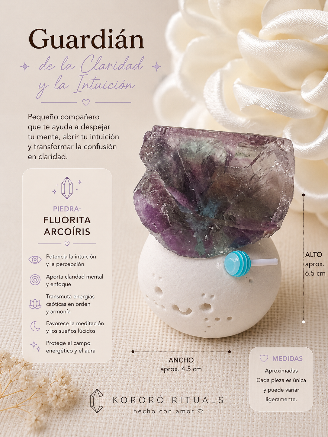 Colección Guardianes del Alma-Piedras Energéticas Naturales