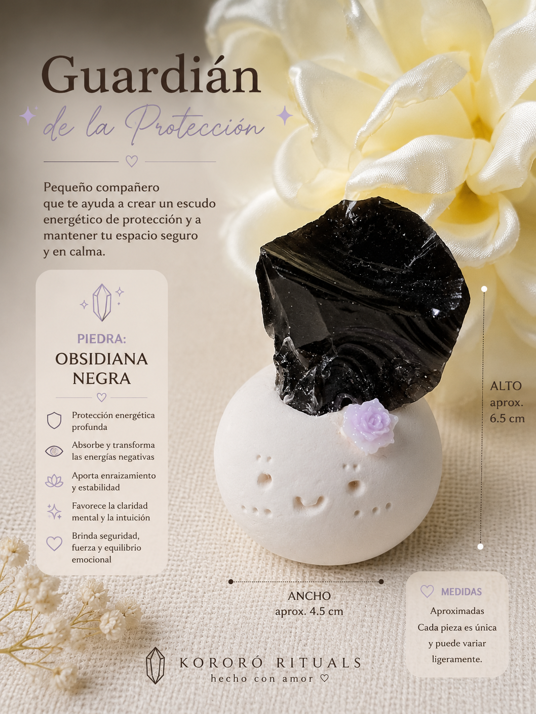 Colección Guardianes del Alma-Piedras Energéticas Naturales