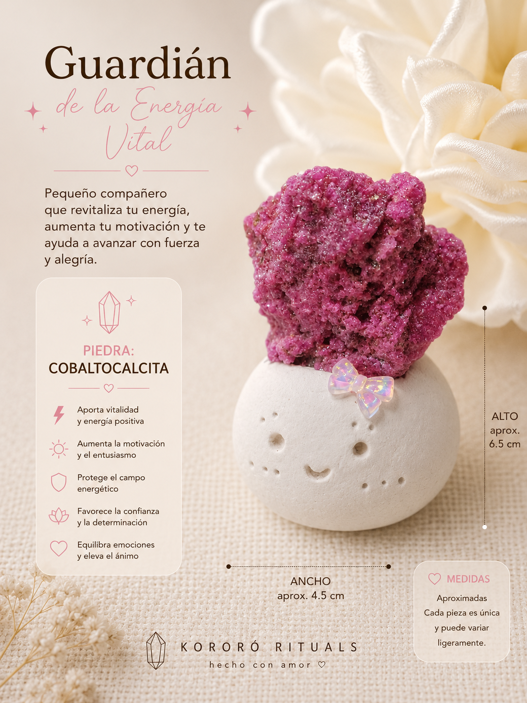 Colección Guardianes del Alma-Piedras Energéticas Naturales