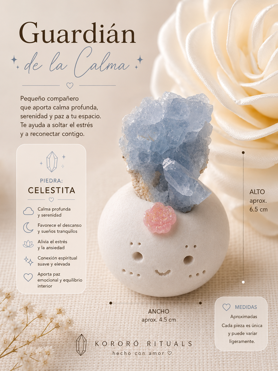 Colección Guardianes del Alma-Piedras Energéticas Naturales