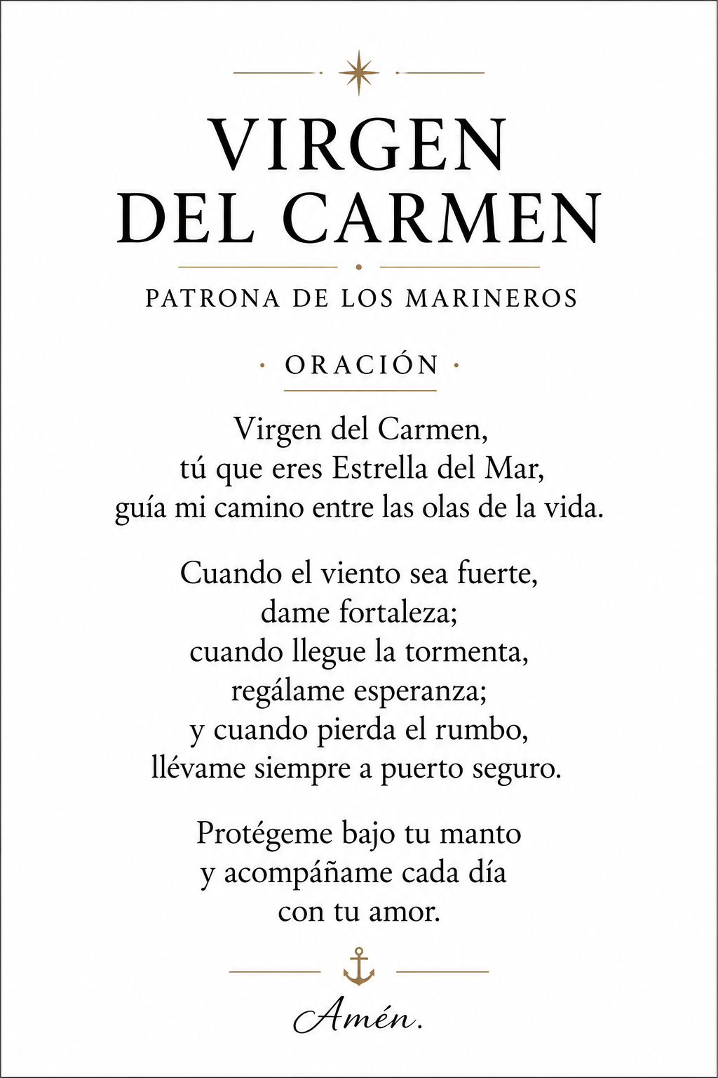 Broche Virgen del Carmen