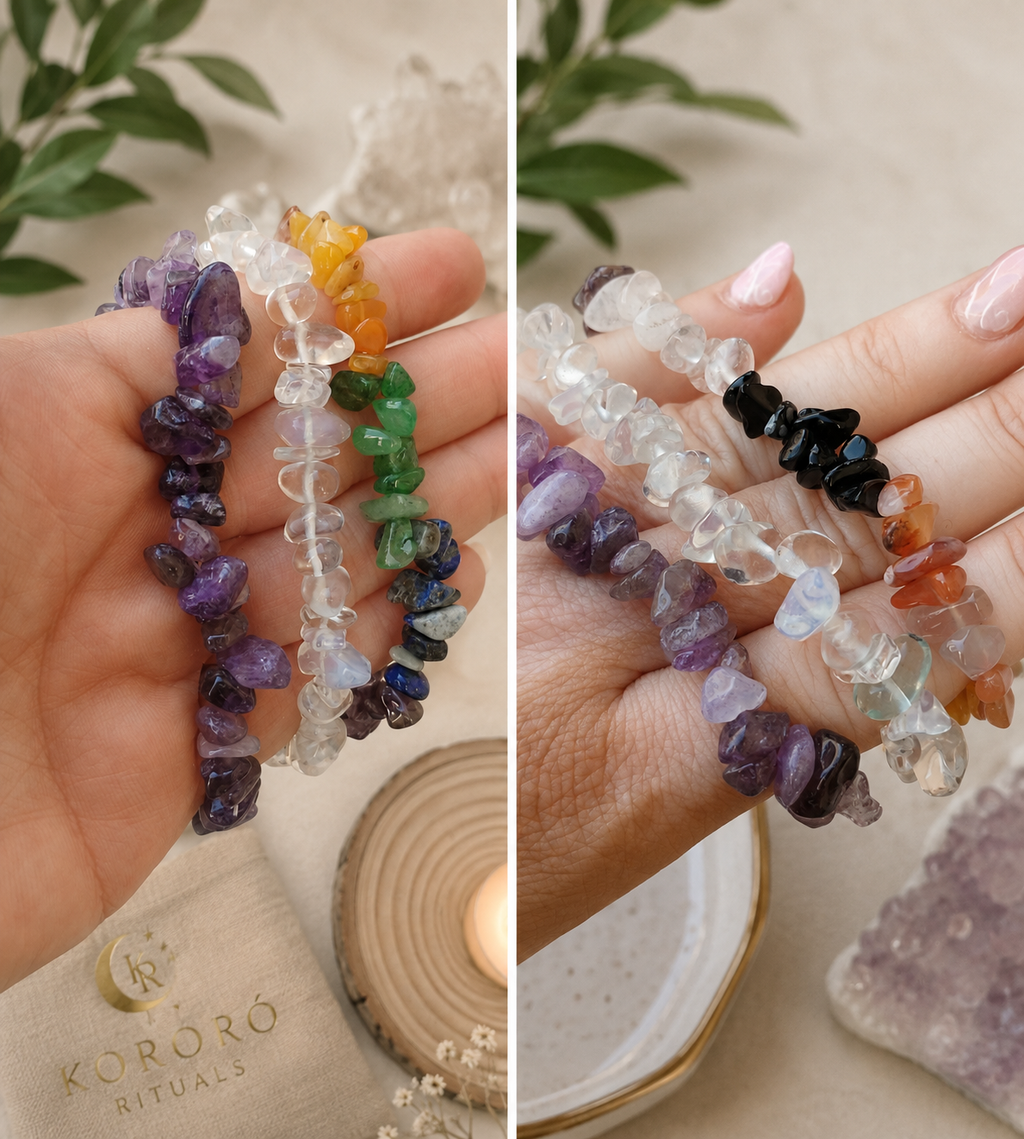 Pulseras de Piedras Naturales · Colección Energética