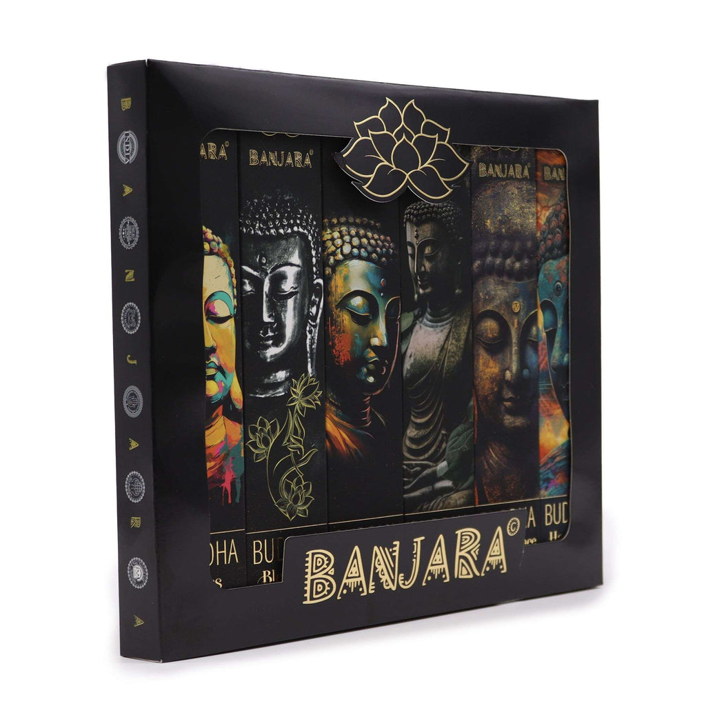 Pack Regalo 6 cajas Incienso Buda Banjara